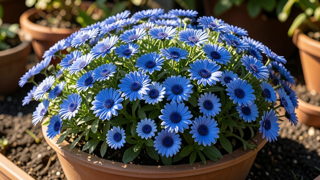 Zinnia Profusion Blue