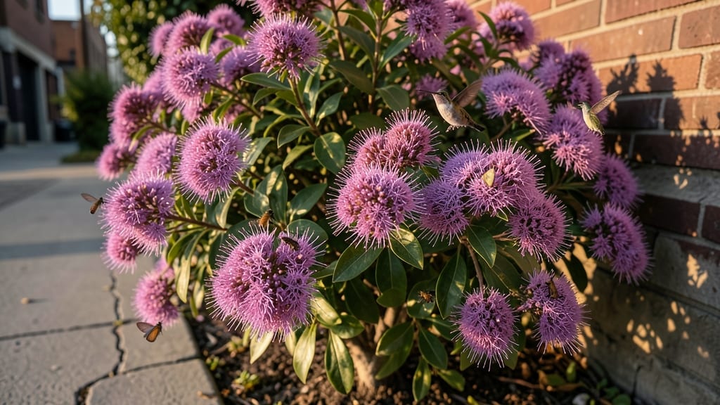 Butterfly Bush With Fragrant Purple Blooms