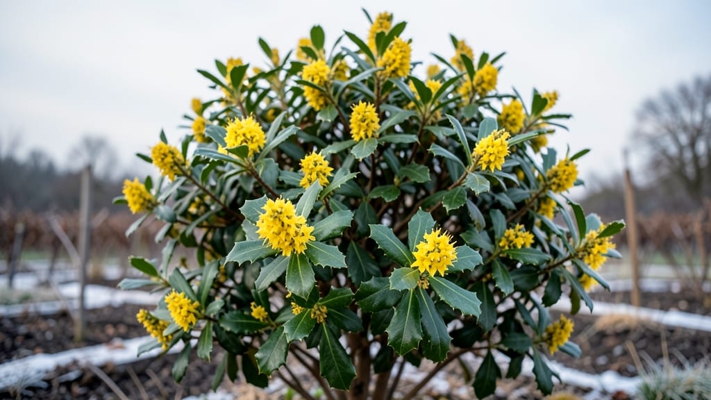 Mahonia for Evergreen Shrub Color