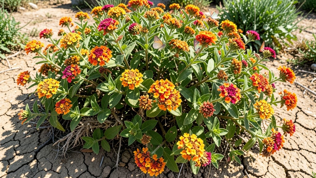 Lantana: Butterfly-Magnet with Clustered Tiny Flowers
