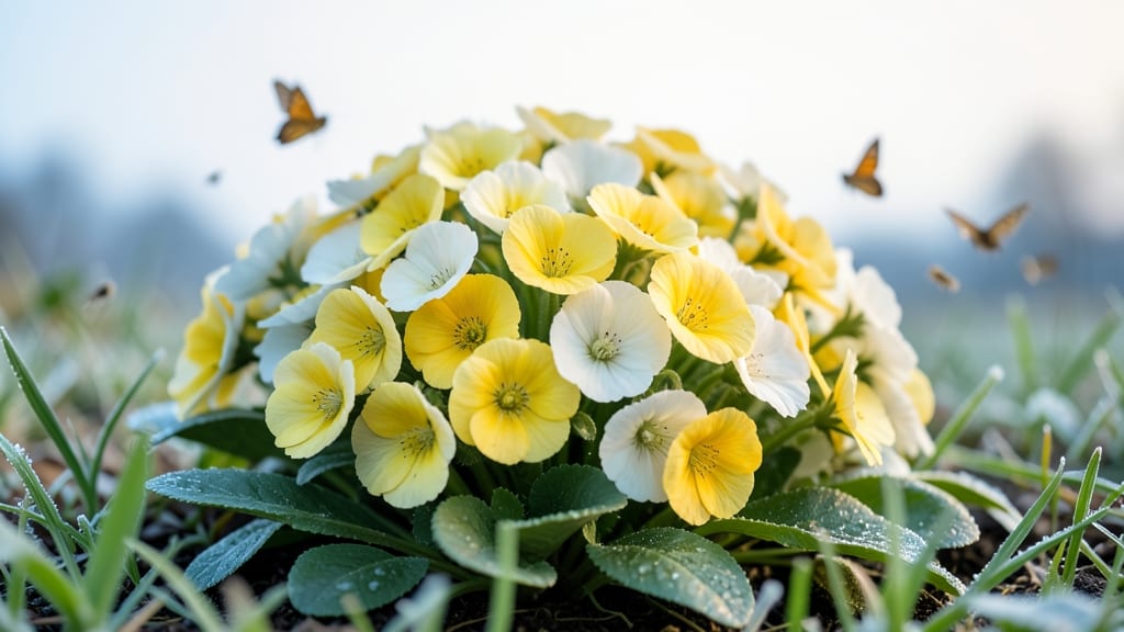 Primrose: Fragrant Yellow and White Clusters