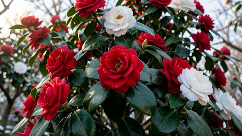 Camellia for Luxurious Winter Flowers